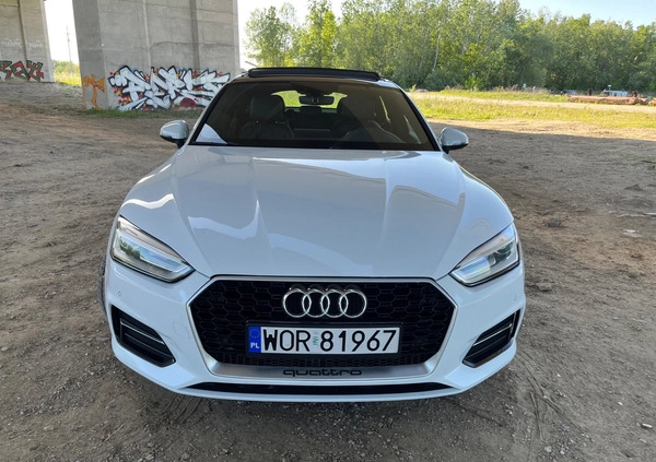 Audi A5 cena 118000 przebieg: 67000, rok produkcji 2018 z Warszawa małe 781